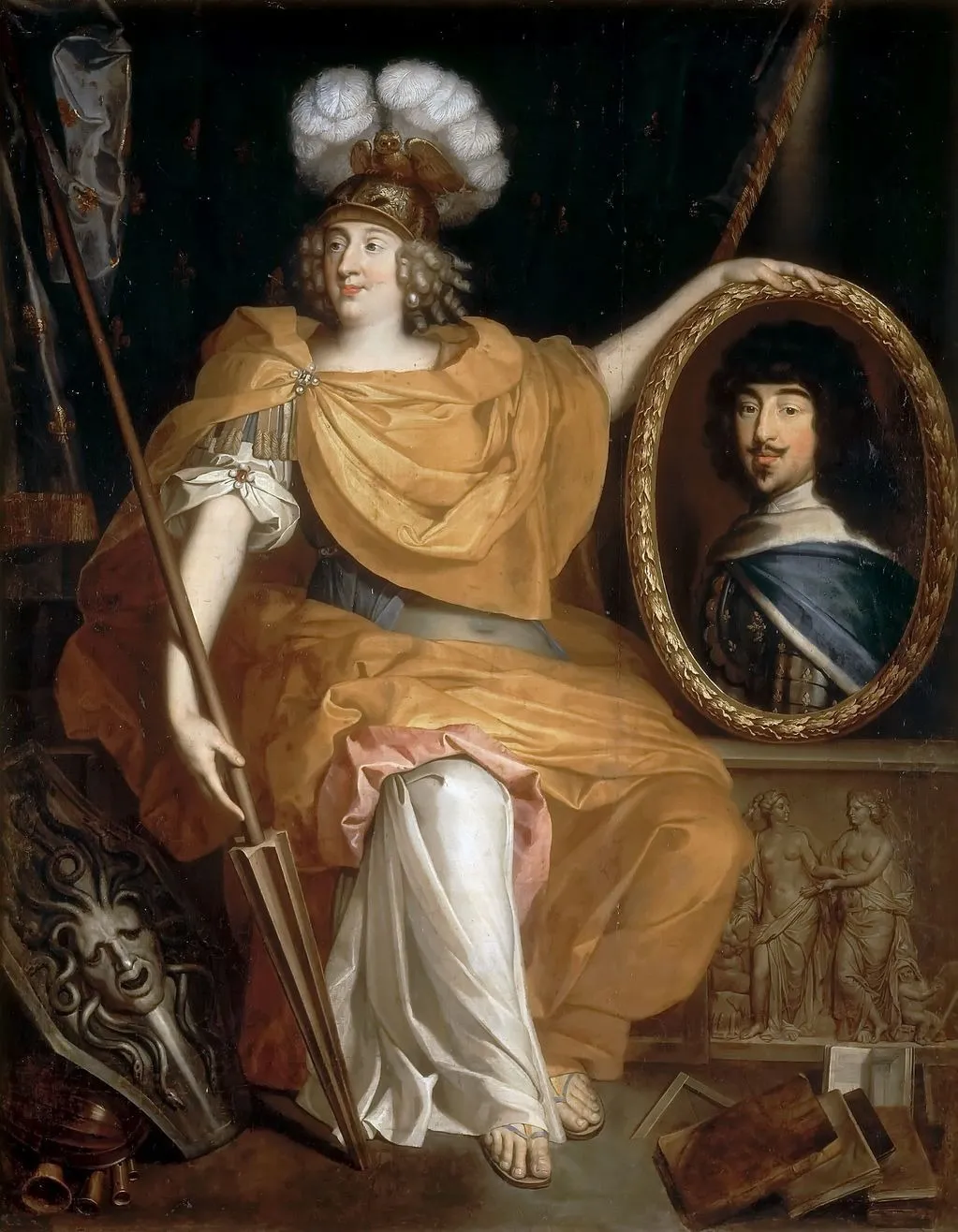 Anne-Marie-Louise of Orleans (1627-1693), duchess of Montpensier, by Pierre Bourguignon, oil, 1672