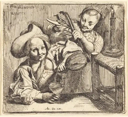 The Little Girls' Tavern, by Pierre Brebiette