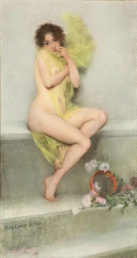 The chill, by Pierre Carrier-Belleuse
