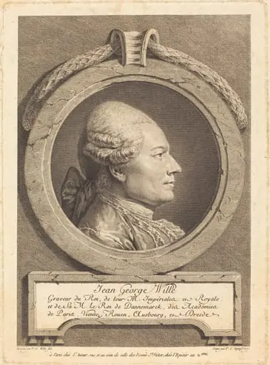 Jean George Wille, by Pierre-Charles Ingouf