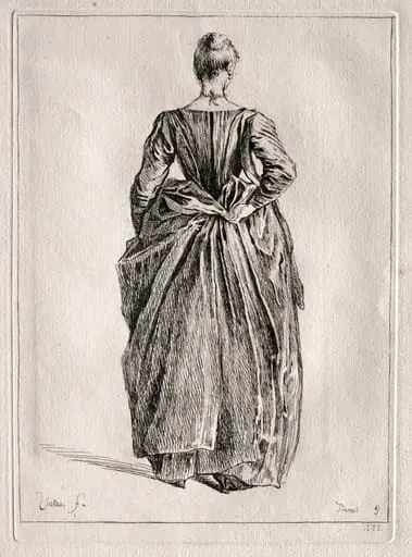 Study of a Woman from the Back, by Pierre Charles Trémolières