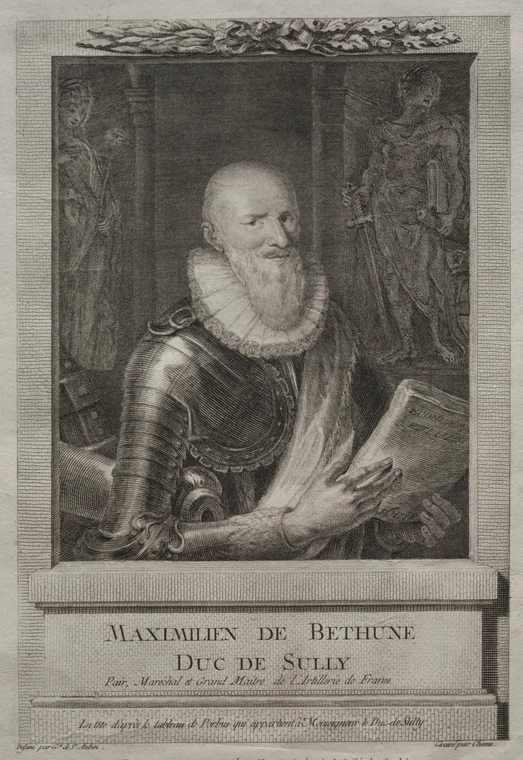 Maximilien de Bethune, Duc de Sully, by Pierre Chenu, 1767