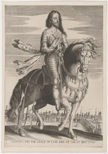 Charles I on Horseback, by Pierre Daret de Cazeneuve