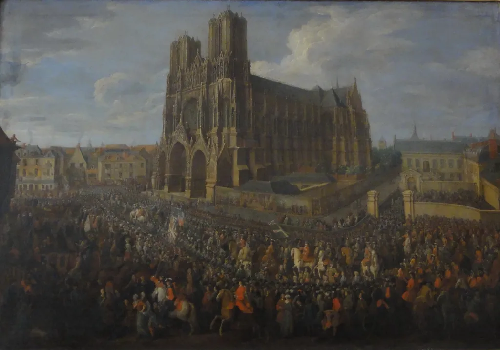 Cavalcade of Louis XV after the coronation 26 october 1722, by Pierre-Denis Martin, oil, 1724