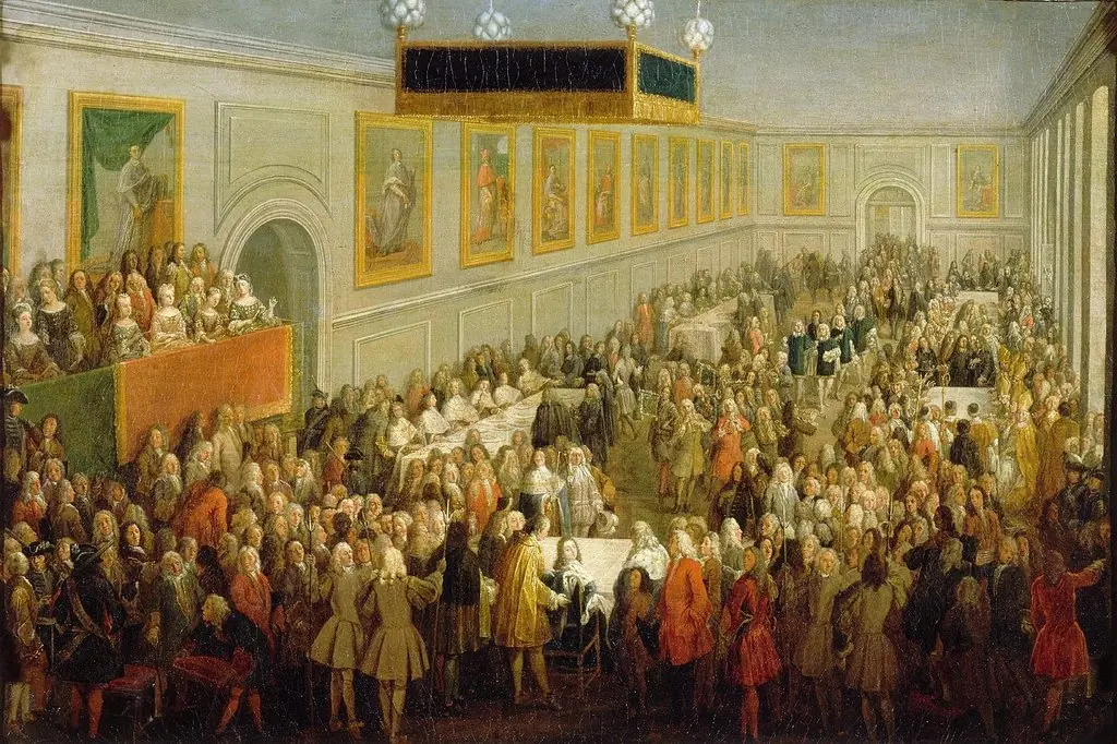 Feast given after the coronation of Louis XV of France, by Pierre-Denis Martin