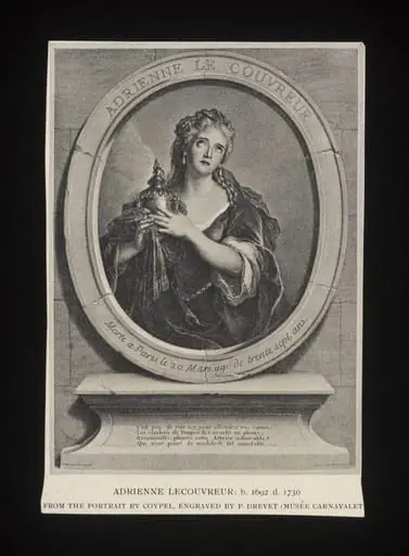 Adrienne Le Couvreur, by Pierre Drevet