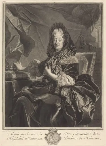 Duchesse de Nemours, by Pierre Drevet