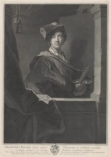 Hyacinthe Rigaud, by Pierre Drevet