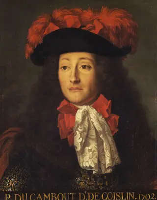 Pierre du Cambout (1664-1710), duc de Coislin (2e, 1702-1710), marquis de Ponchateau, Membre de l'Académie française (n° 131, 5 octobre 1702), 1850