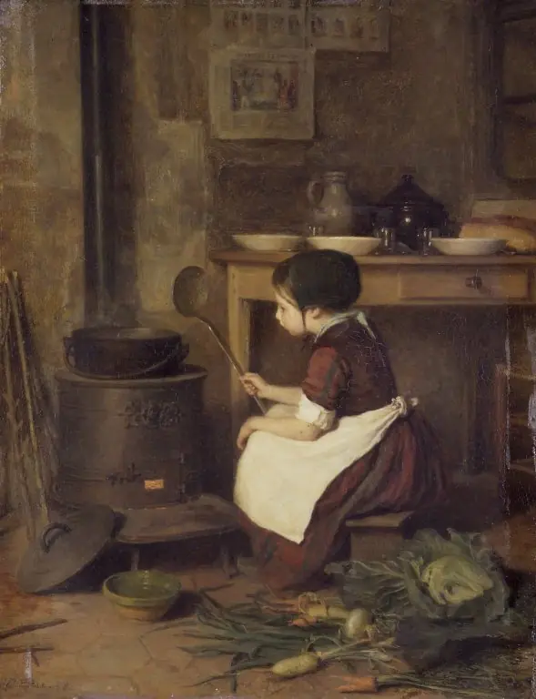 The Little Cook, by Pierre Édouard Frère