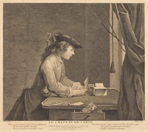Le Chateau de carte (The House of Cards), by Pierre Filloeul