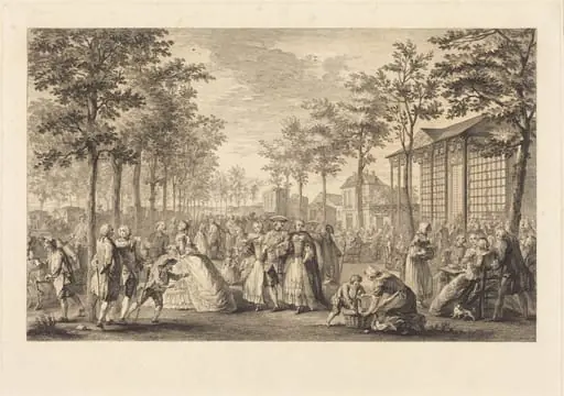 La promenade des remparts de Paris, by Pierre-Francois Courtois