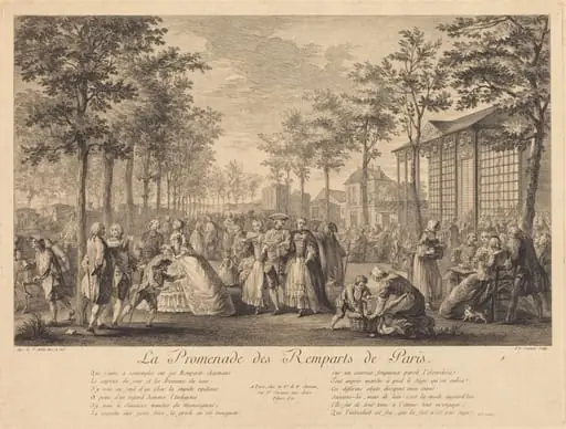 La promenade des remparts de Paris, by Pierre-Francois Courtois