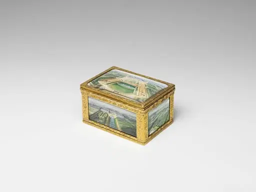 Snuffbox with views at the château of Chanteloup