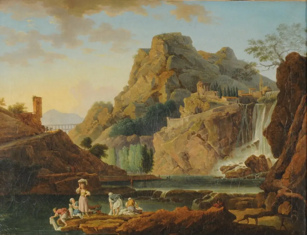 Mountain Landscape, by Pierre-François Le Roy