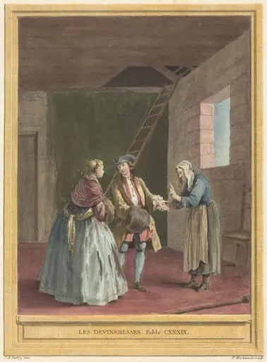 Les devineresses (The Fortune-Tellers), by Pierre Francois Martenasie
