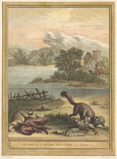 Le loup et le renard (The Wolf and the Fox), by Pierre François Tardieu