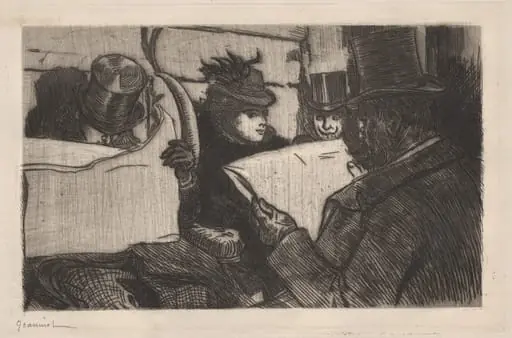Evening Train (Le Train du Soir), by Pierre Georges Jeanniot