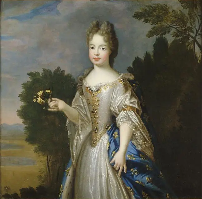 Marie Adélaïde of Savoy, Duchess of Burgundy, by Pierre Gobert