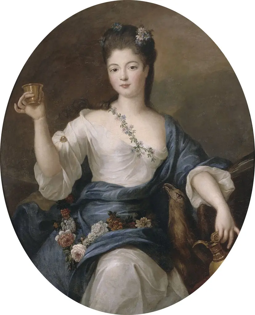 Portrait of Charlotte Aglaé d'Orléans, by Pierre Gobert