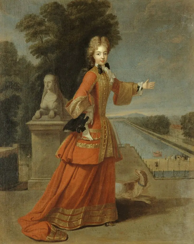 Portrait of Marie Adélaïde of Savoy, Duchess of Burgundy, by Pierre Gobert