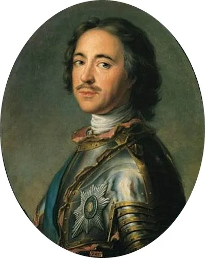 Portrait of Peter I (1672–1725), by Pierre Gobert, oil, 1721