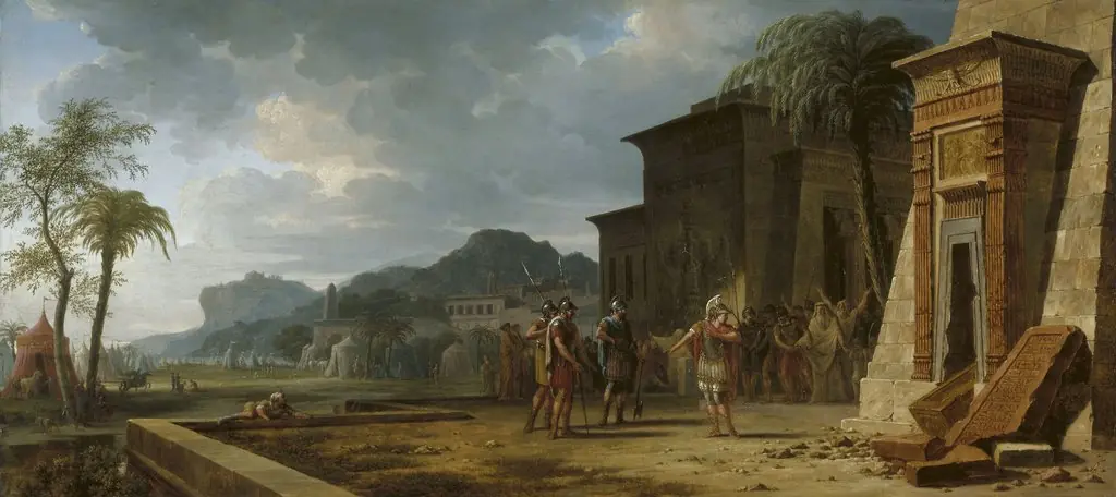 Alexander at the Tomb of Cyrus the Great, by Pierre Henri
