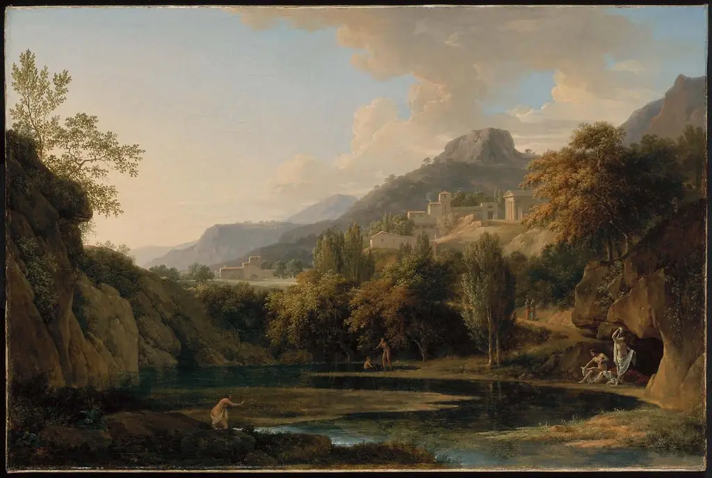 Italian Landscape with Bathers, by Pierre Henri