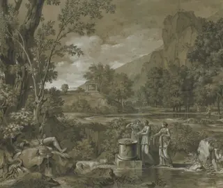 Classical Landscape, by Pierre Henri de Valenciennes, 1779