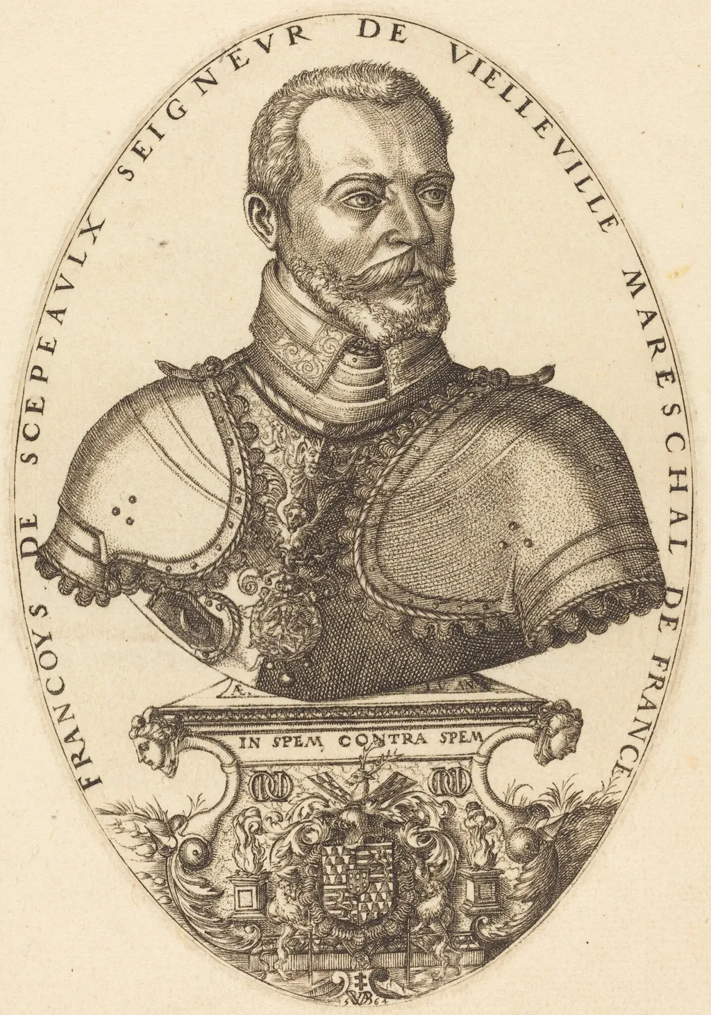 Francoys de Scepeaulx, by Pierre II Woeiriot de Bouzey, ink, 1564