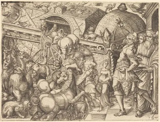 Noah's Ark, by Pierre II Woeiriot de Bouzey
