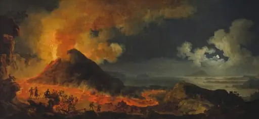 The Eruption of Vesuvius, by Pierre-Jacques Volaire