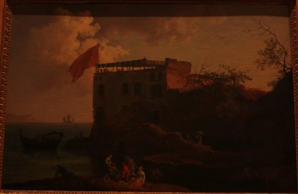 View of Gaiola, by Pierre-Jacques Volaire