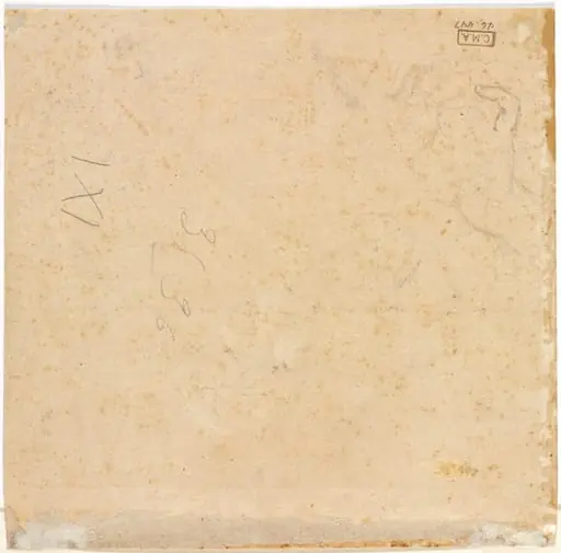 Sketch of a Hand (verso), by Pierre L'Enfant