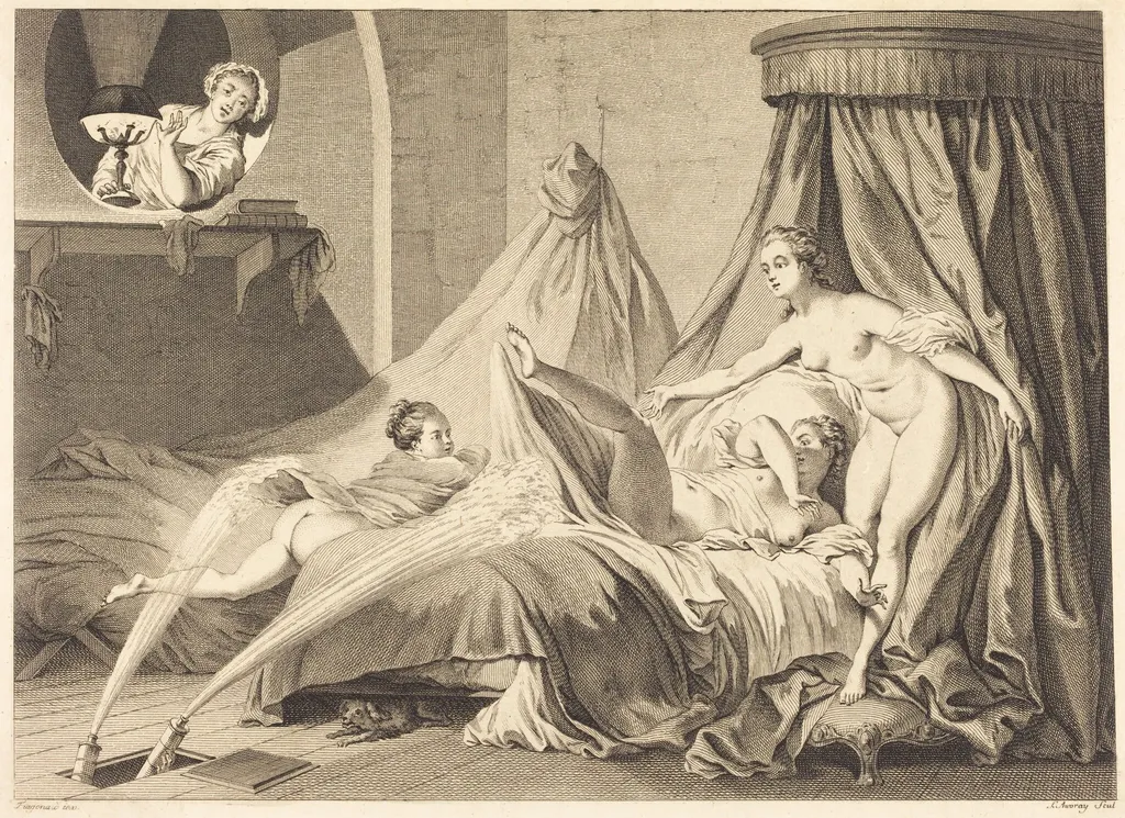 The Waterworks, by Pierre-Laurent Auvray, ink, 1776