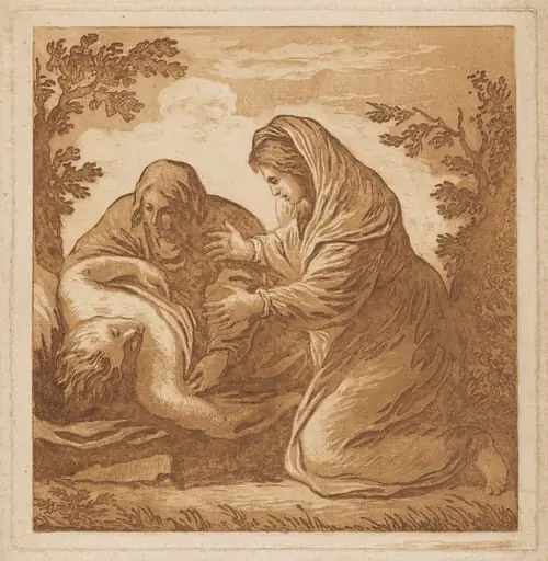 Tancred and Erminia, by Pierre Lelu
