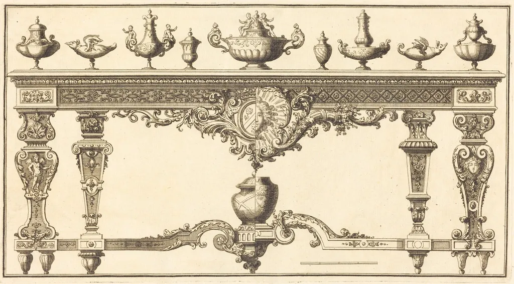 Livre de Tables, by Pierre Lepautre, ink, 1702