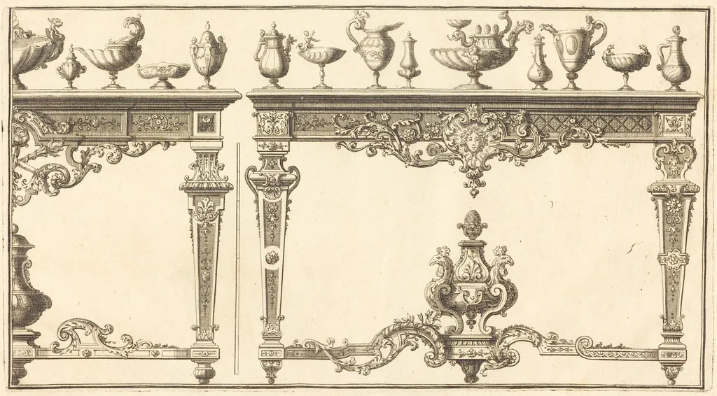 Livre de Tables, by Pierre Lepautre, ink, 1702