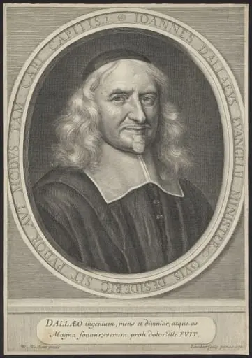Portrait of Johannes Dallaeus/ Jean Daillé, by Pierre, Lombert, 1670
