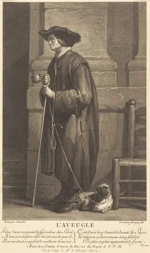 The Blind Beggar, by Pierre Louis de Surugue