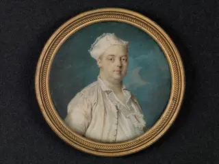 Pierre Louis Dubus (1721–1799), Called Préville, of the Comédie-Française, by Jean-Baptiste Massé