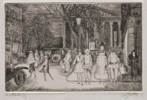 Petite rue Royale, by Pierre Louis Gatier