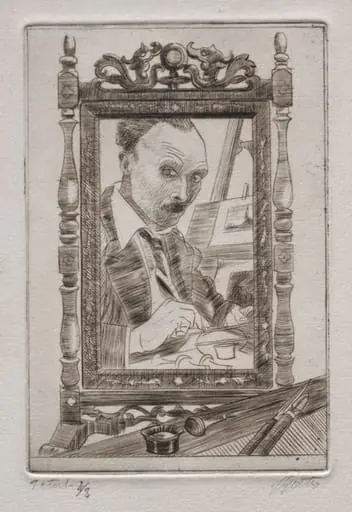 Self-Portrait, by Pierre Louis Gatier