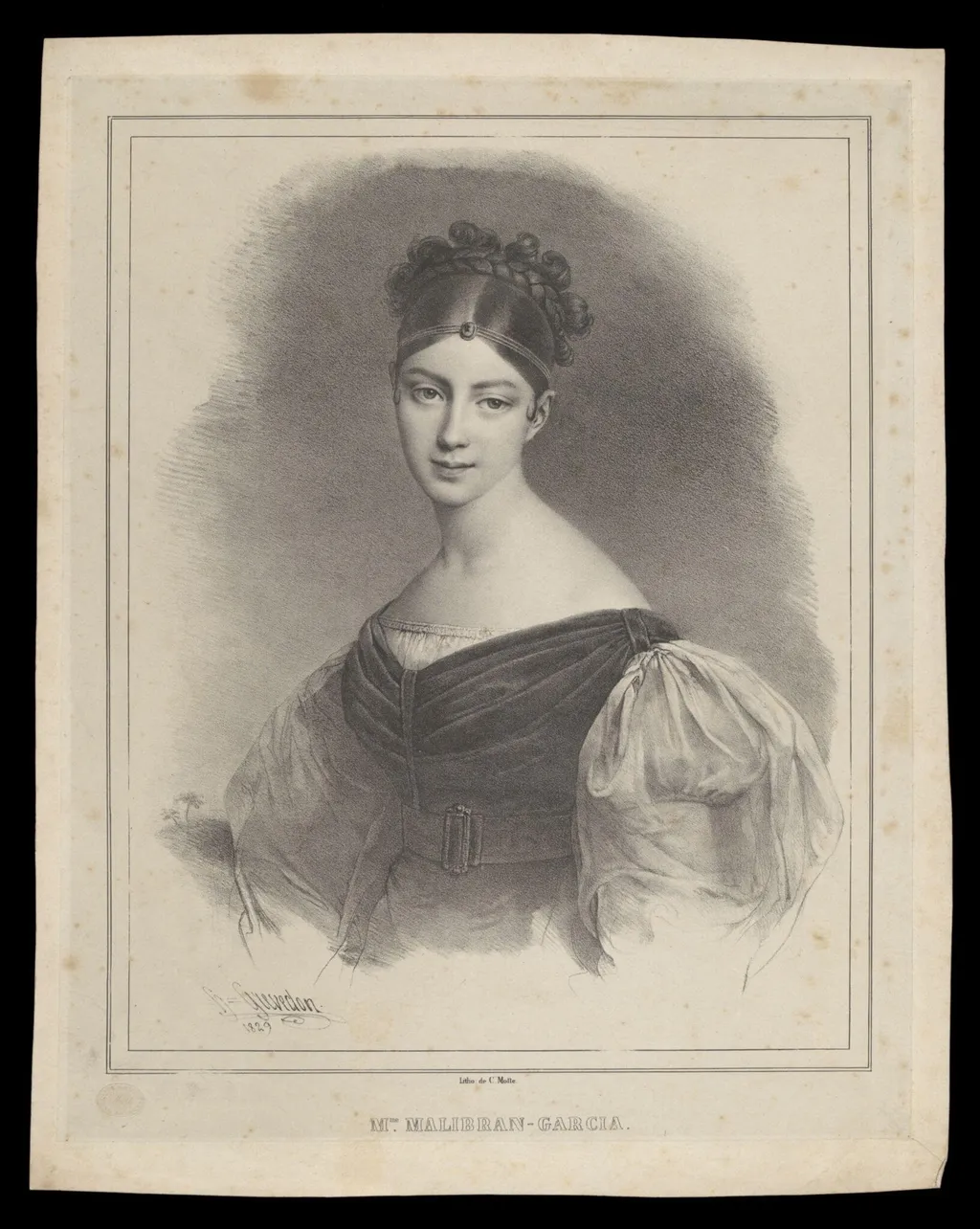 H Beard Print Collection, by Pierre-Louis Grevedon, 1829