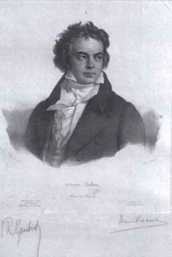 Portretul lui Ludwig van Beethoven, by Pierre Louis Henri Grevedon