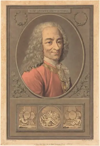 F.M. Arouet de Voltaire, by Pierre-Michel Alix