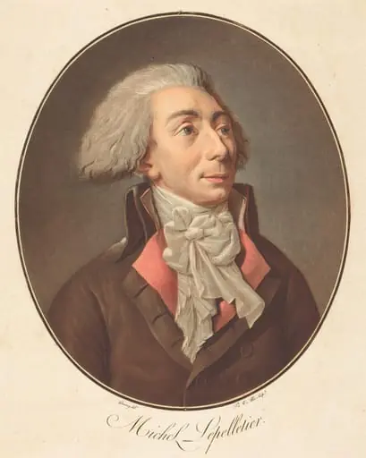 Michel Lepelletier, by Pierre-Michel Alix