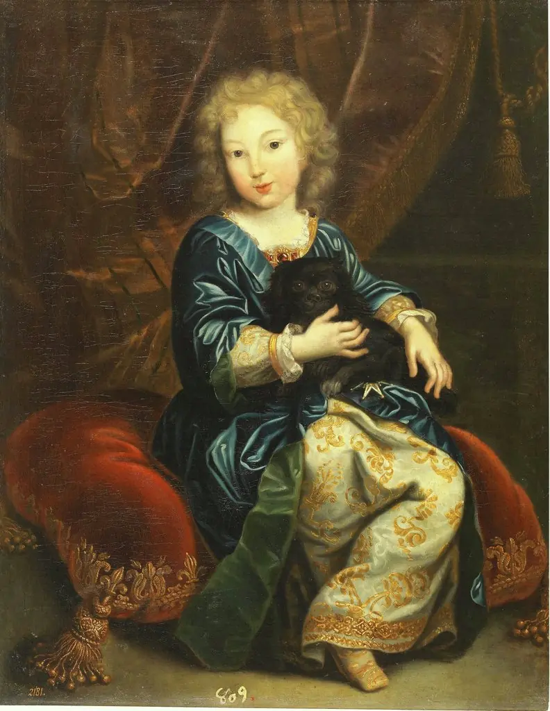 Felipe de Borbón duque de Anjou y futuro Felipe V de España niño, by Pierre Mignard I