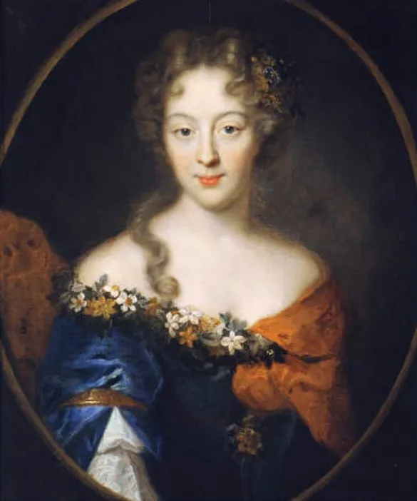 Portrait of Francoise Marguerite, Countess of Grignan, by Pierre Mignard I, oil, 1674