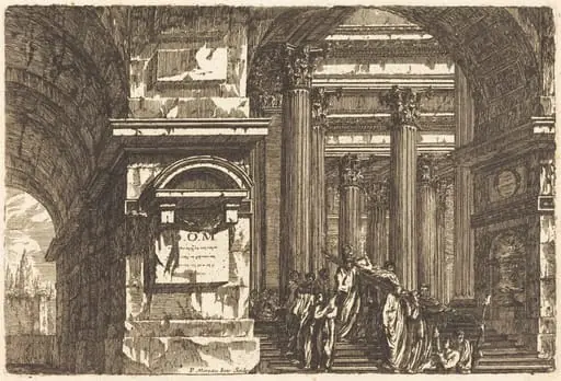 The Entrance of a Temple, by Pierre Moreau